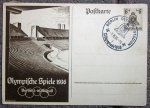  German WWII 1936 Olympics Stadium Postcard