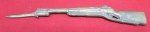 US WWI-WWII Era, Brass Rifle letter Opener