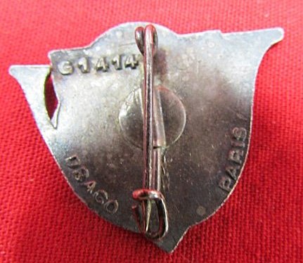  French, Post WWII Unit Enameled Badge, Drago, Paris — image 3