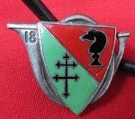  French, Post WWII Unit Enameled Badge, Drago, Paris