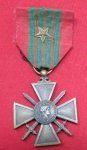  French WWII, Croix de Guerre, Bravery Medal,1939