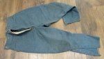  French WWI Horizon Blue Wool Breeches
