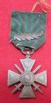  French WWI Croix de Guerre Bravery Medal, 1914/1918