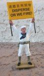  King & Country, USN009, US Navy Banner Man, Retired, Boxed