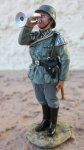  King & Country, FOB059, WWII Wehrmacht Bugler, Retired, Boxed