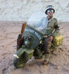  King & Country, DD41, US MP & Motorcycle. Retired, Boxed