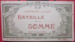  French WWI, Postcard Booklet, Campagne Series 1914-18, Bataille de la Somme, GR
