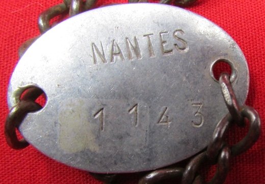  French WWI Soldiers Identity Disc, Charles Musset 1892 — image 4