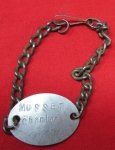  French WWI Soldiers Identity Disc, Charles Musset 1892