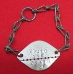  French WWI-WWII Identity Bracelet
