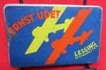  German Post WWI Cigarette Tin, 'Ernst Udet'