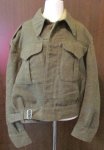  Canadian WWII Battle Dress Jacket, British Columbia Dragoons, 1943