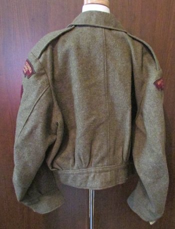 Canadian WWII Battle Dress Jacket, British Columbia Dragoons, 1943 — image 2