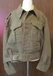  Canadian WWII Battle Dress Jacket, British Columbia Dragoons, 1943