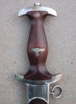  German WWII M1933 SA Enlisted Dagger, Gebr Heller Mfg.