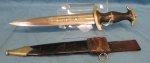 German WWII M1933 SS EM Dagger, A.Schuttelhofer & Co Mfg.