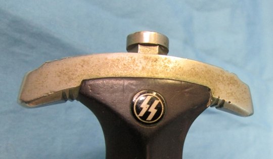  German WWII M1933 SS EM Dagger, A.Schuttelhofer & Co Mfg. — image 3