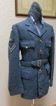 Canada WWII, RCAF Enlisted Tunic, Cap, Shirt & Two Extra Collars