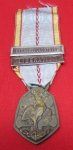  French WWII, 1939-1945 Commemorative War Medal, 2 Clasps