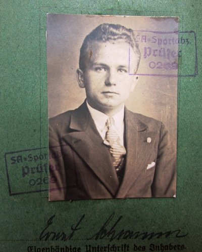 German WWII SA Leistungsbuch, 1934, Gruppe Kurpfalz, Photo — image 4