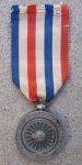  French WWII, Vichy Honored Railroad Worker Medal, Named, 1941