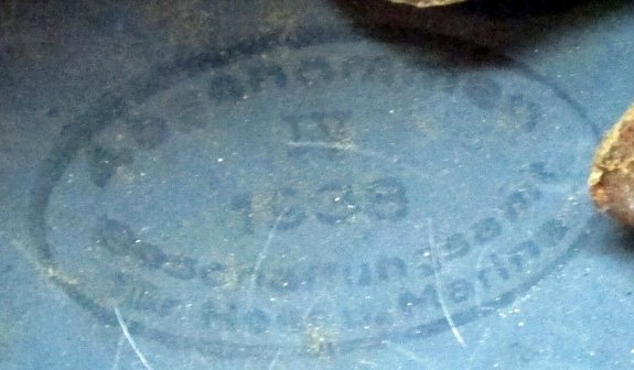  German WWII M1935 Double Decal Luftwaffe Helmet, Unit Marked Liner — image 6