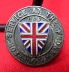  Canadian WWI, Army Class A Badge, For Service at the Front, Numbered