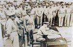  US WWII Japanese Surrender Photo Lot, JFk on USS Kitty Hawk 1960's