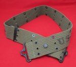  US WWII M1936 Pistol Belt, Dark OD Canvas, Unissued