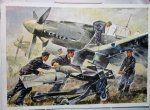 German WWII Postcard, Stuka, Ju-87