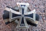German WWI Iron Cross Lapel Button