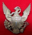 US Indian Wars Era, Cavalry Enlisted Dress Helmet Plate, 1st Regiment