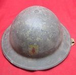 Irish Republic WWII Helmet, British Shell, Eastern Command