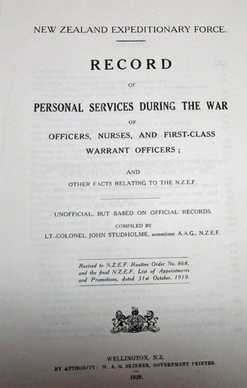 New Zealand Book, Some Records of the New Zealand Expeditionary Force, — image 3