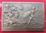  French WWI Patriotic Bronze Medal, Henri Nocq