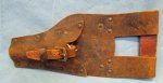  French WWI Era Leather Lebel Bayonet Frog