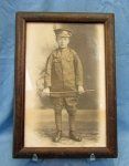  Canada WWI, Framed Photo of Child In Uniform
