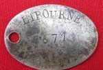  French WWI Identity Tag, Steel, 1916