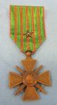  French WWI, Croix de Guerre, 1914-1917 Reverse
