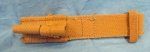  Canadian WWII, Tan Canvas Bayonet Frog