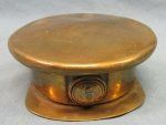  French WWI, Trench Art Visor Hat Ashtray