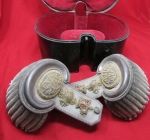 British Victorian Era, Officer Dress Epaulettes, Cased
