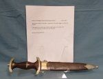  German WWII M1933 SA Enlisted Dagger, Gustav Wirth, Veteran Bringback