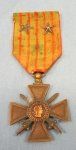  French WWI Medal for Bravery Croix de Guerre 1914-1916