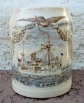 US Spanish American War Era, 'Remember The Maine' Patriotic Mug