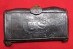 US Indian Wars Era, M1873 45-70 McKeever Pouch, Watervliet Arsenal, Illinois National Guard, Named
