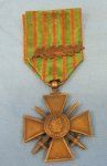  French WWI, Croix de Guerre 1914/1915 Reverse, Army Level
