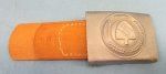  German WWII RAD Enlisted Buckle, 1937 Dated Leather Tab, 282nd Combat Eng. Souvenir Lot