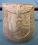 German WWII 1936 Gau Hessen-Nassaur, Frankfurt am Main Tinnie