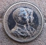 German Imperial Era Kaiser Wilhelm Wedding Anniveresary Coin, 1881